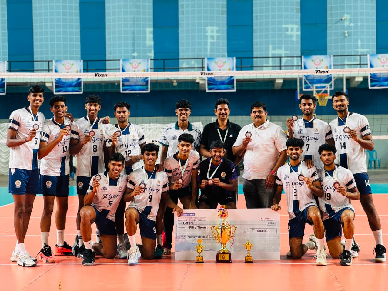 St. George’s College Aruvithura — Volleyball: 2nd Runner's up Kerala College Sports League